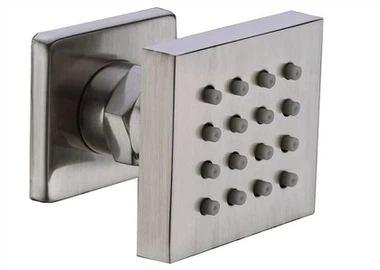 2 ইঞ্চি স্কোয়ার ব্রাস শাওয়ার জেট