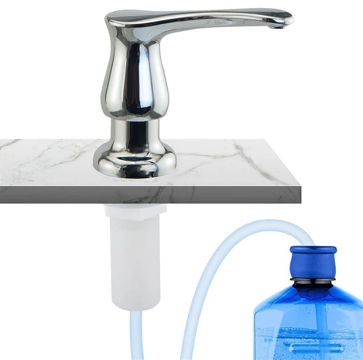 ABS কিচেন সিঙ্ক সোপ ডিসপেনসার ক্রোম