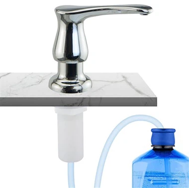 ABS কিচেন সিঙ্ক সোপ ডিসপেনসার ক্রোম